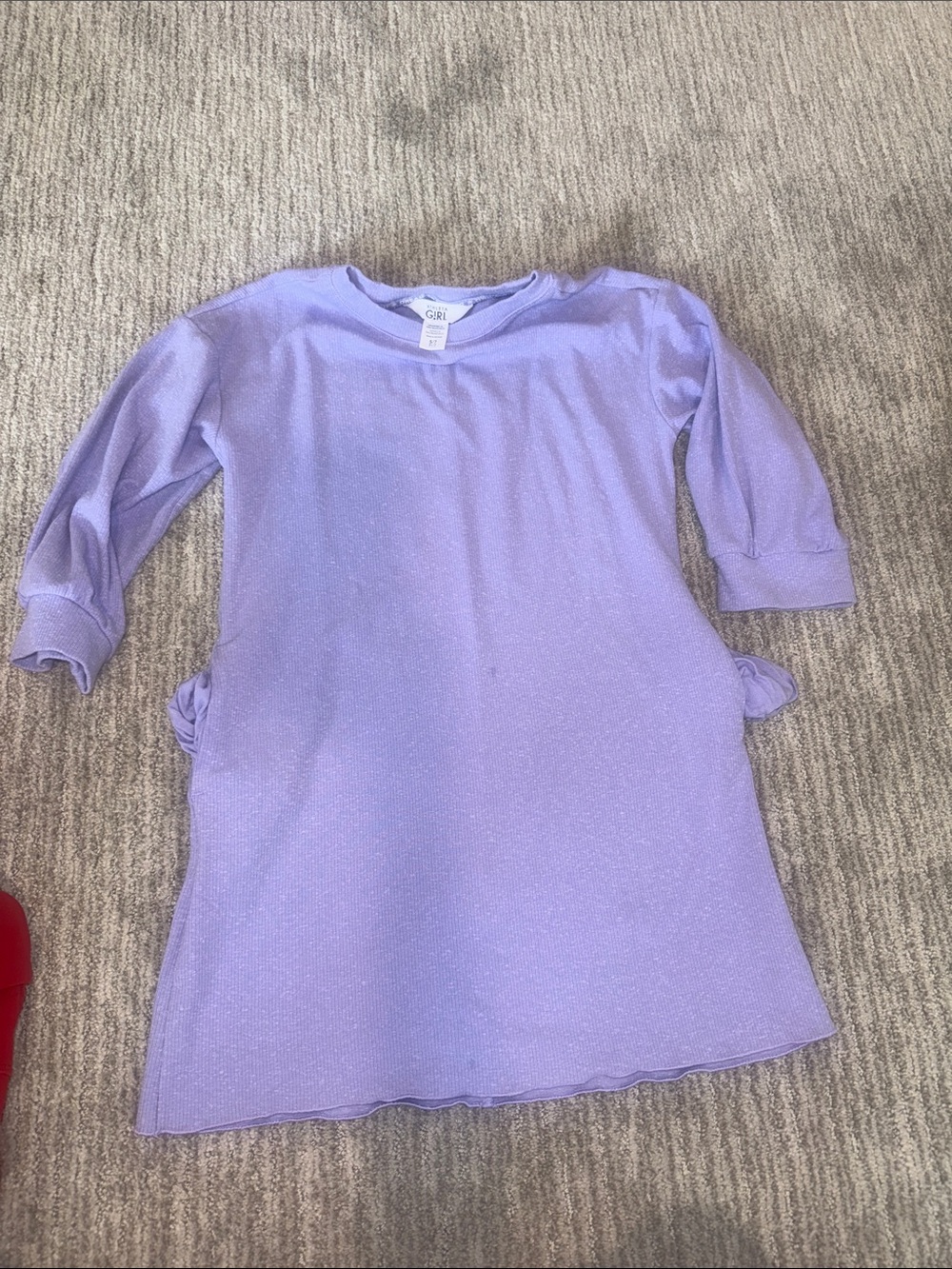 Lilac Knit Dress - Girls